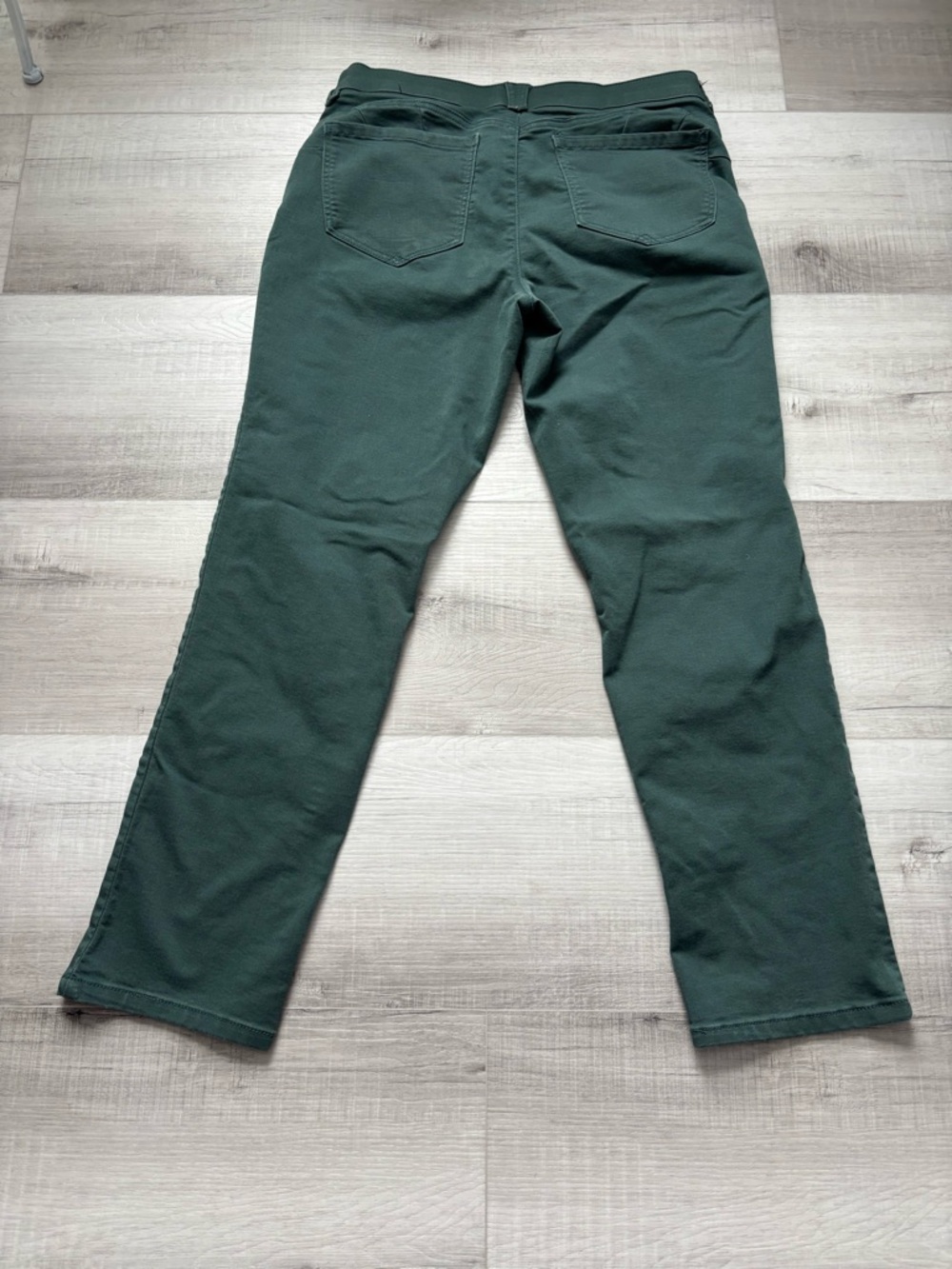Democracy Absolution Green Straight Leg Pants Size 12 Stretch - Picture 3 of 8